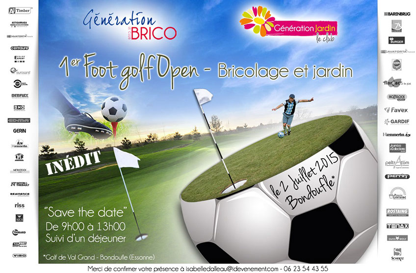 2 JUILLET 2015 – 1ER FOOT GOLF OPEN – BRICOLAGE ET JARDIN