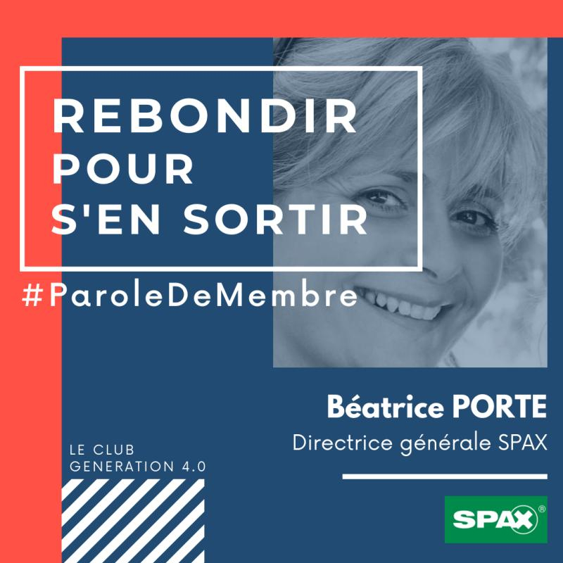 Rebondir pour s'en sortir - BEATRICE PORTE - SPAX